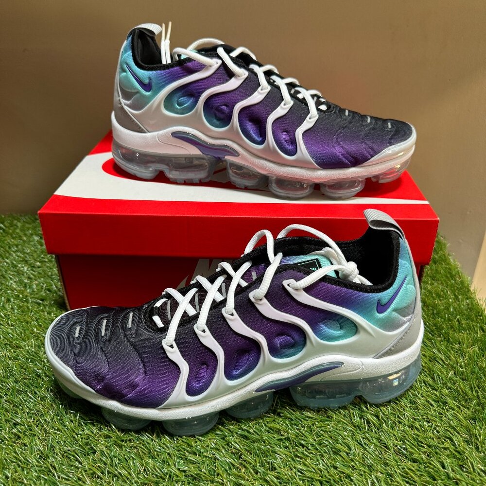 Nike Air Vapormax Plus Gradient Grape White Purple Green Shoes 924453-101 Men 10